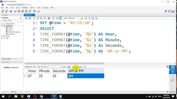 The TIME FORMAT Function in MySQL