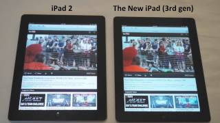 Apple's new iPad 3 vs. iPad 2: Browsing Speed Comparison