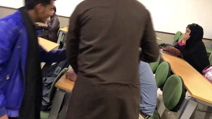 1st semester student ragging in university class