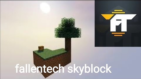 FALLENTECH SKYBLOCK  TUTORIAL  TIPS WALKTHROUGH HOW TO PLAY FALLENTECH SKYBLOCK HOW TO LEVEL UP FAST