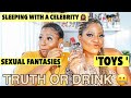 ANSWERING JUICY QUESTIONS IN THE TRUTH OR DRINK CHALLENGE WITH MY SISTER Chioma aka WOSI