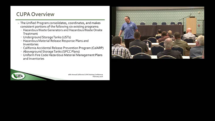 BASICS OF HAZARDOUS WASTE TRAINING FOR INDUSTRY