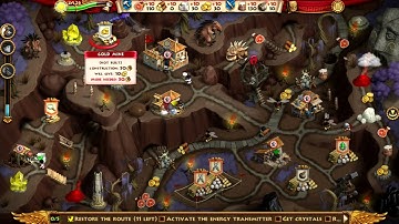 Roads of Rome Portals 3 CE, Level 26, Hard Mode Walk-through with Hidden Object locations