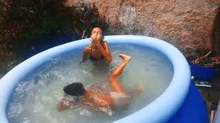 🌊DESAFIO DA PISCINA - 🌊🤗 #poll #girl #challenge #piscina