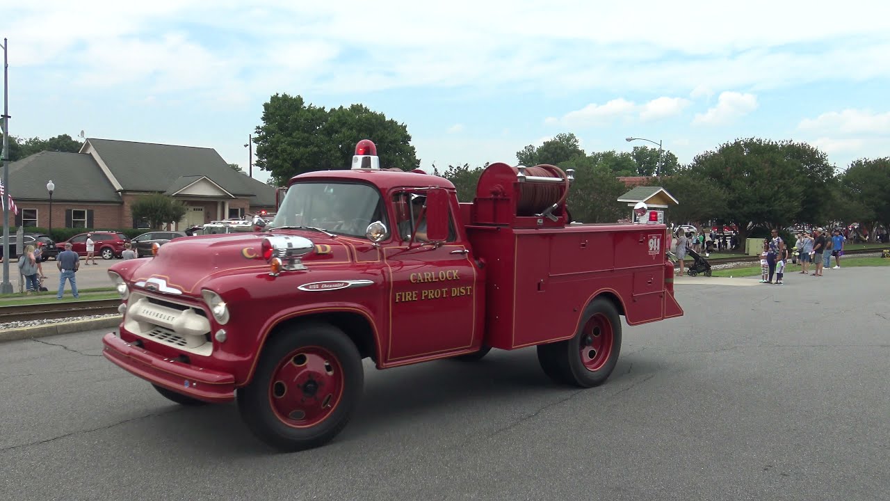 Fire Truck Parade At The NC Transportation Museum Fire Truck Festival