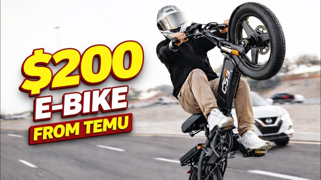 BUYING THE CHEAPEST E-BIKE & AND TESTING ITS TOP SPEED | TEMU HAUL