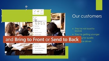 How to layer objects on slides in Microsoft PowerPoint