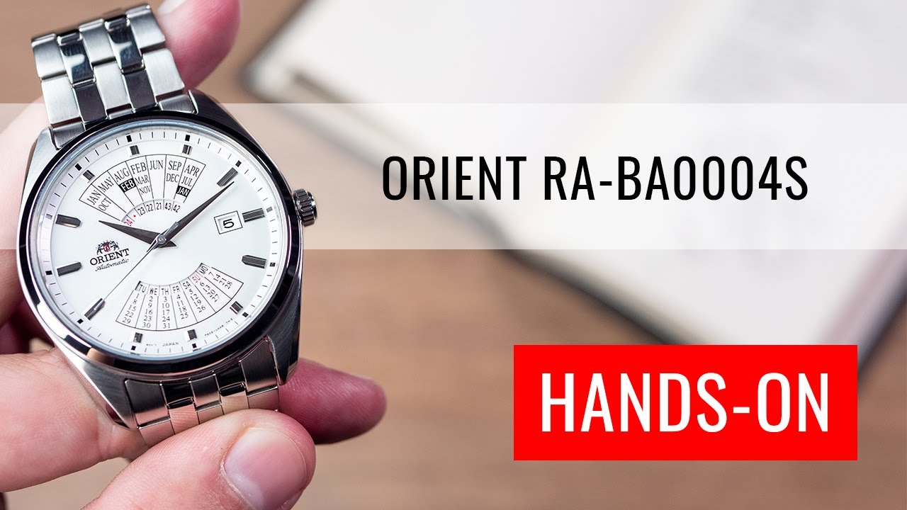 HANDS-ON: Orient Contemporary Multi-Year Calendar Automatic RA-BA0004S