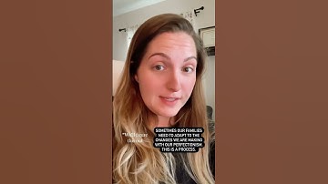 Hey, Perfectionist? Sometimes families need to adapt too #shorts