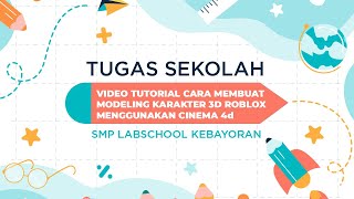 Tutorial Membuat modeling 3d Roblox menggunakan Cinema 4d