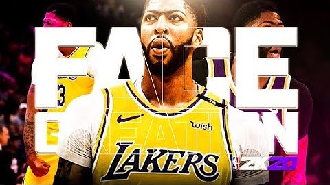 Anthony Davis Face Creation 2K20