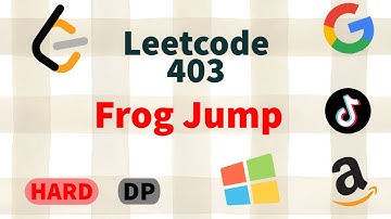 Frog Jump: Leetcode 403