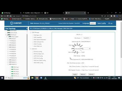 Como Provisionar ONU na OLT GPON CIANET G8PS X e G16PS X