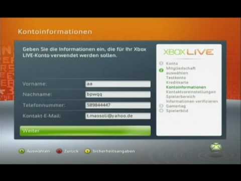 [Tutorial] Xbox Live annmelden!