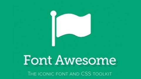 How to use awesome font icons