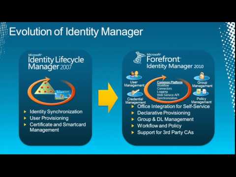 Tech·Ed North America 2011 Technical Overview of Microsoft Forefront Identity Manager 2010 R2