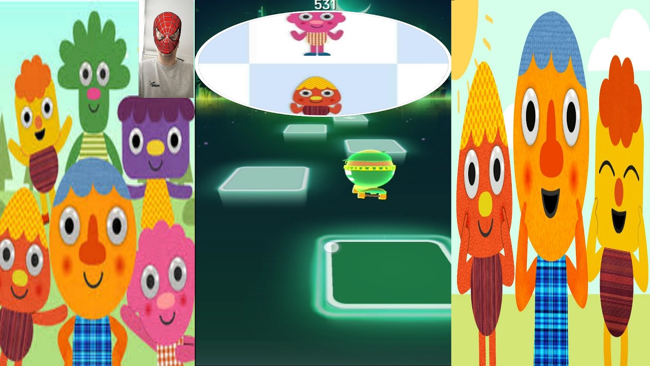 If You're Happy Noodle & Pals Super Simple Songs Tiles Hop Puzzle