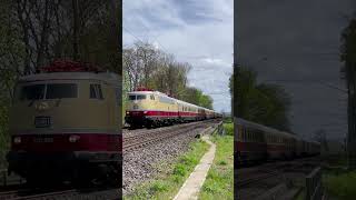 Die historische Vorserien E Lok „E03 001“ des DB Museums Baujahr 1965 Die historische Vorserien E Lok „E03 001“ des DB Museums Baujahr 1965
