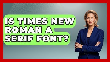 Is Times New Roman A Serif Font? - Graphic Design Nerd