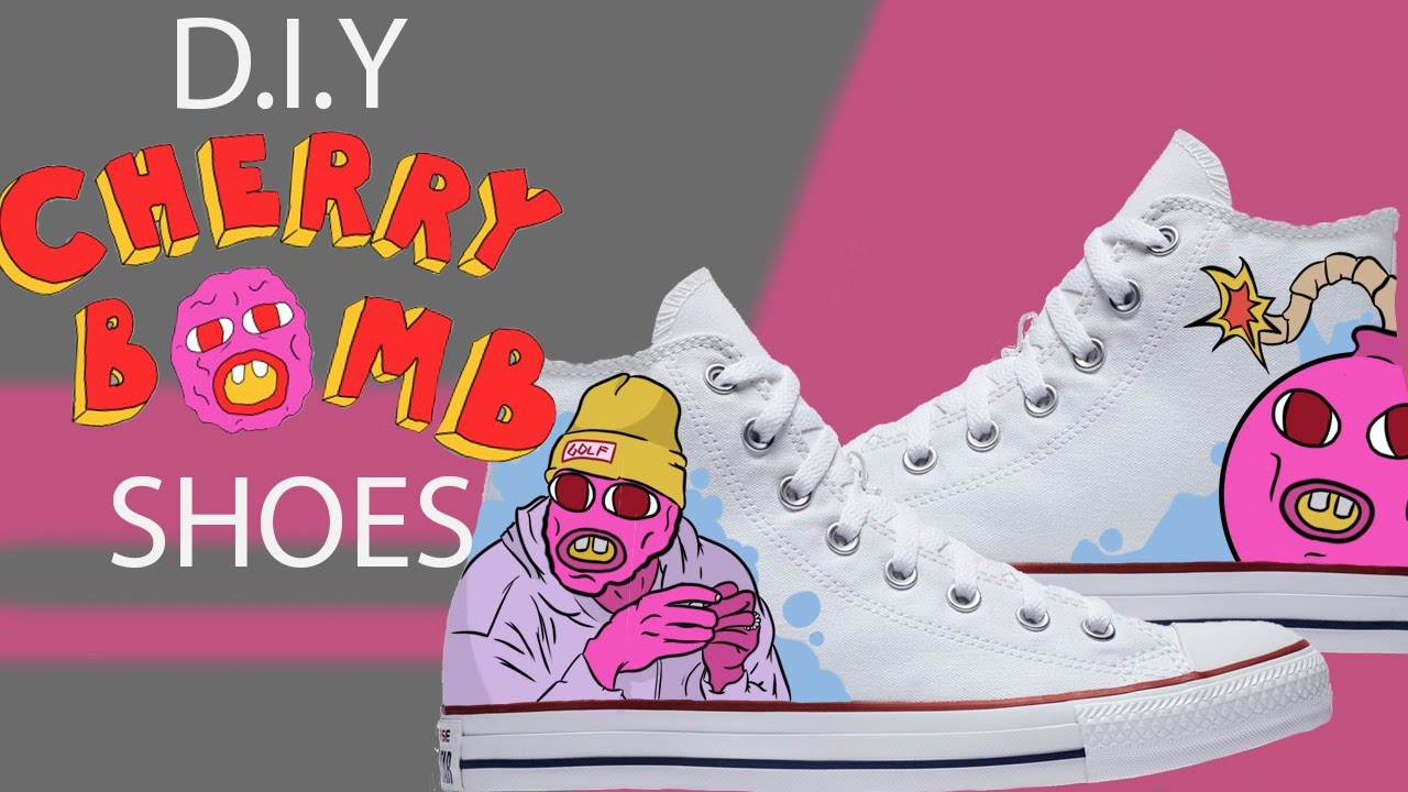 tyler the creator custom shoes