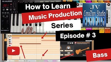 Music production programming bass / Episode #3 / How to Learn music production series