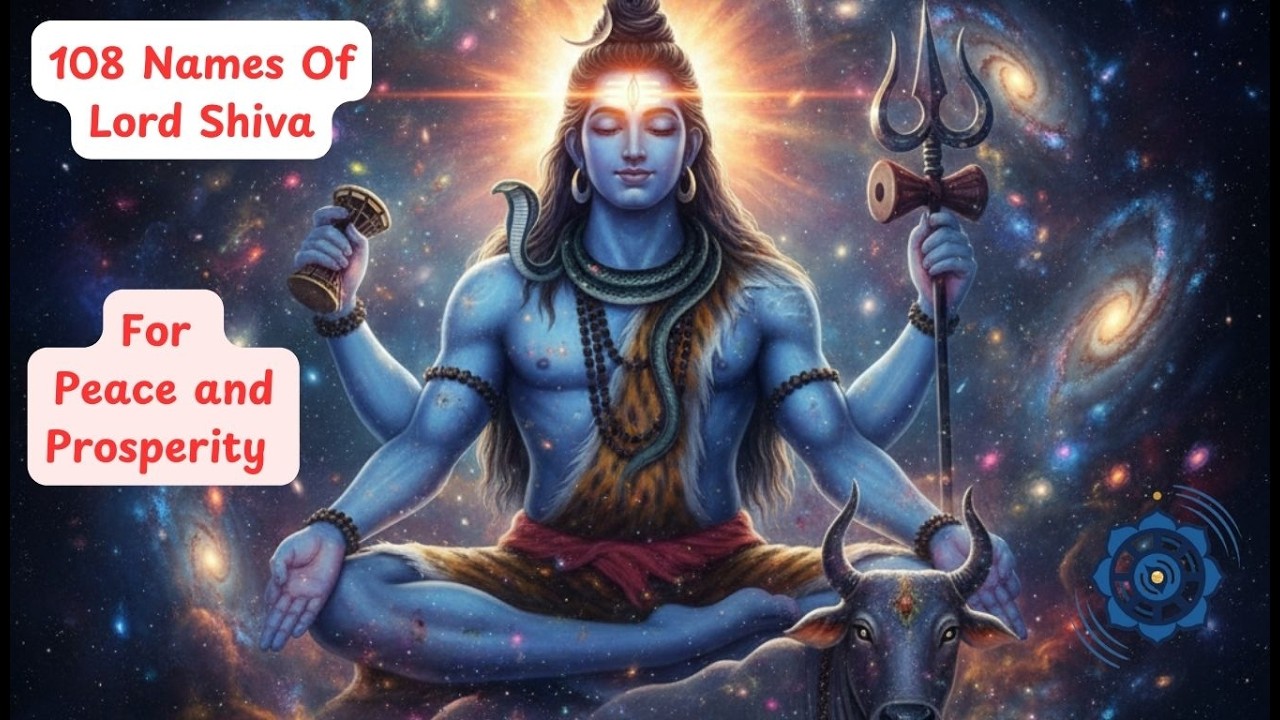 शिव जी के १०८ नाम | 108 Names of Lord Shiva | Maha Shiv Ratri | Peace & Prosperity|Nilachakra Dhwani