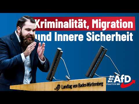 Violence Must Not Become the New Normal! – Chris Hegel, MdL, on Crime, Migration, and Security.