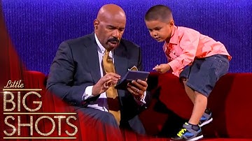 De 5-jarige Luis Esquivel verbaast Steve Harvey met zijn waanzinnige rekenvaardigheden