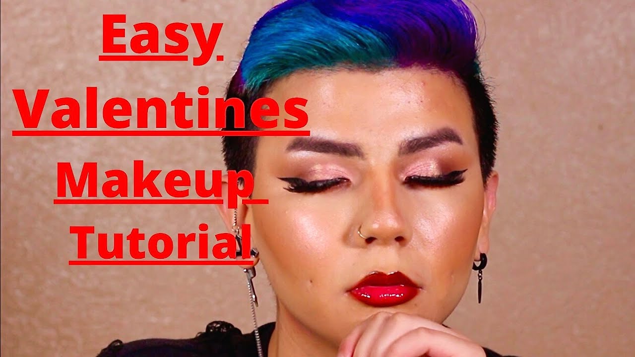EASY VALENTINES EYESHADOW TUTORIAL ( Soft Glam ) YouTube