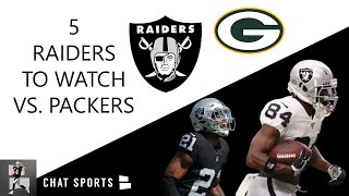 The raiders vs. packers will feature big name players like derek carr,
antonio brown, josh jacobs, darren waller, gareon conley, aaron
rodgers, davante adams...