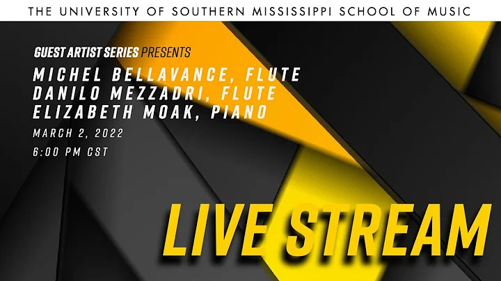 Guest Artist Series presents Michel Bellavance, fl...