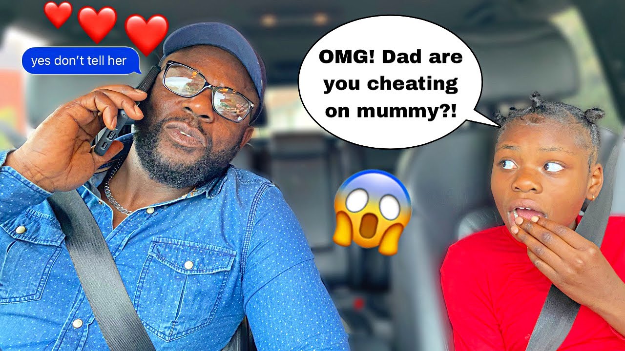 Изменяю перед своей дочерью, чтобы посмотреть, расскажет ли она своей маме! *плохая идея* 😱😱