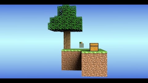 How to build your own skyblock island!!!