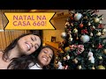 Montando a árvore de Natal com minha afilhada! 🩷