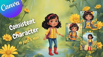 How to Create Consistent Characters in Canva Using Magic Media AI | Step-by-Step Tutorial #canva #AI