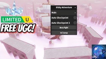 [FREE UGC] Roblox Obby Adventure Script - Auto Finish