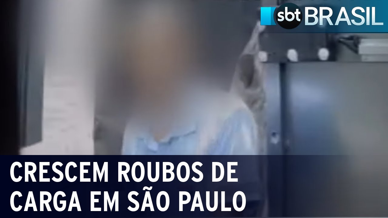 Crescem os registros de roubos de carga no estado de São Paulo | SBT Brasil (14/01/23)