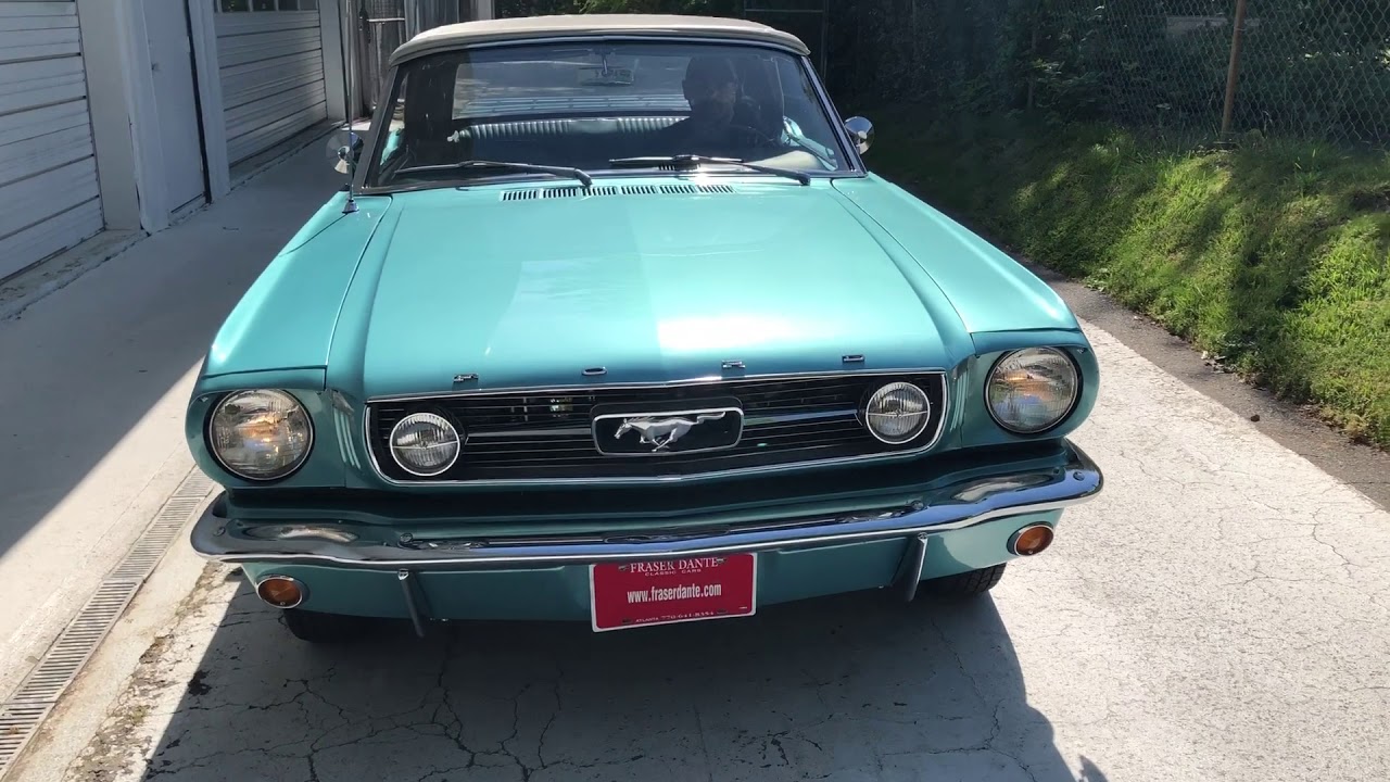 Beautiful 1966 Mustang Convertible Turquoise Pony