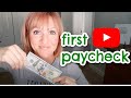 MY FIRST YOUTUBE PAYCHECK | How much I make with 20,000 subscribers | Youtube Ads Revenue