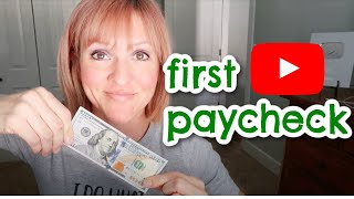 MY FIRST YOUTUBE PAYCHECK | How much I make with 20,000 subscribers | Youtube Ads Revenue