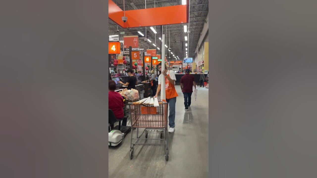 Home Depot self checkout YouTube