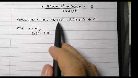 [Math T STPM] Lesson 6a : Partial Fractions - denominator with repeated linear factors