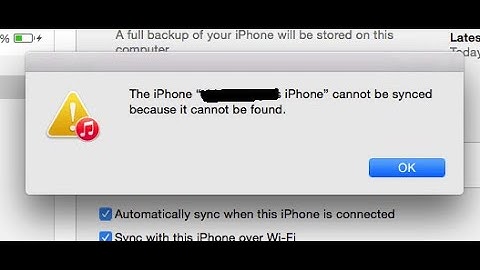The iPhone Cannot Be Synced. An Error Occurred (-54) iTunes Fix