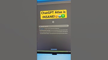 NEW ChatGPT Atlas Browser is INSANE! 🤯🤖❇️ #ai #chatgpt #technology