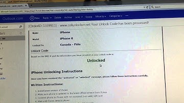 How to Unlock Iphone 6 from FIDO