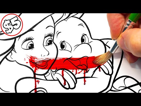 Horror Artist Vs 5 Disney The Little Mermaid Colouring Book