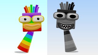 My Sprunki Oc Seven From Numberblocks 3D Version