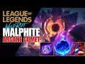 Wild rift  season 13  malphite full ap nightmare ultimate this new runes