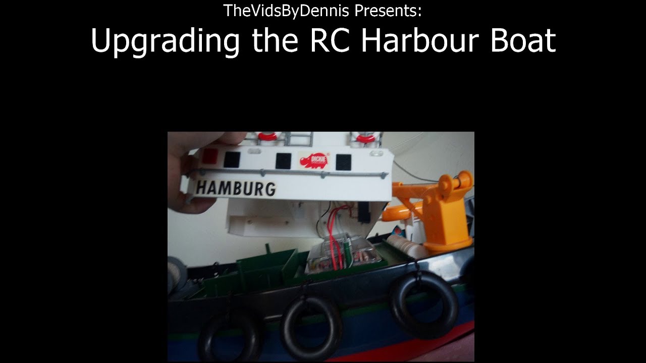 Upgrading the RC Harbour Boat | TheVidsByDennis