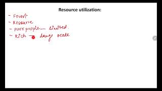 Resource utilization